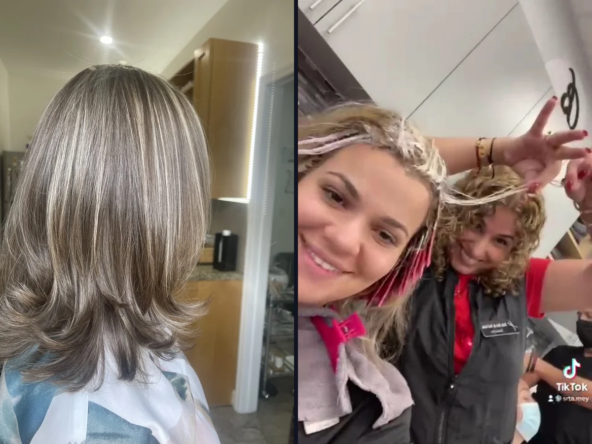 Beauty salon setup for cuts and color.